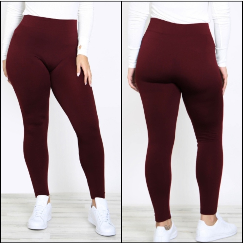 ❤️Plus Size Fleece Leggings